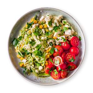 Zucchini Feta Salat