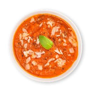 Creamy Tomato Soup with Parmesan