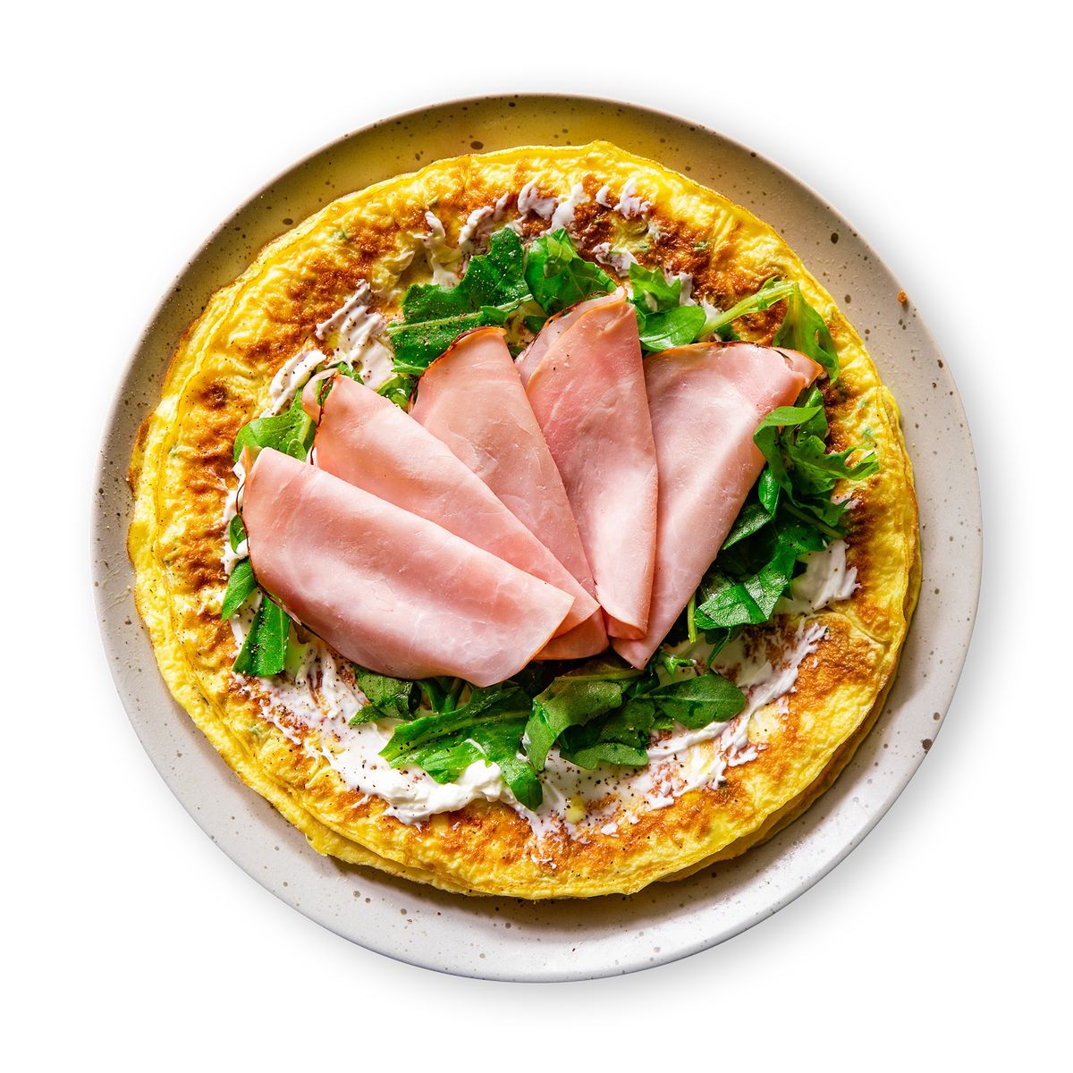 Protein Wraps mit Schinken und Frischkäse von feastr