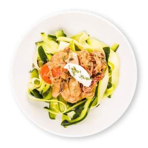 Chicken Tomato Zoodles