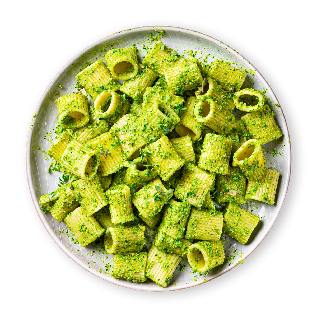 Penne with Wild Garlic Pesto by feastr