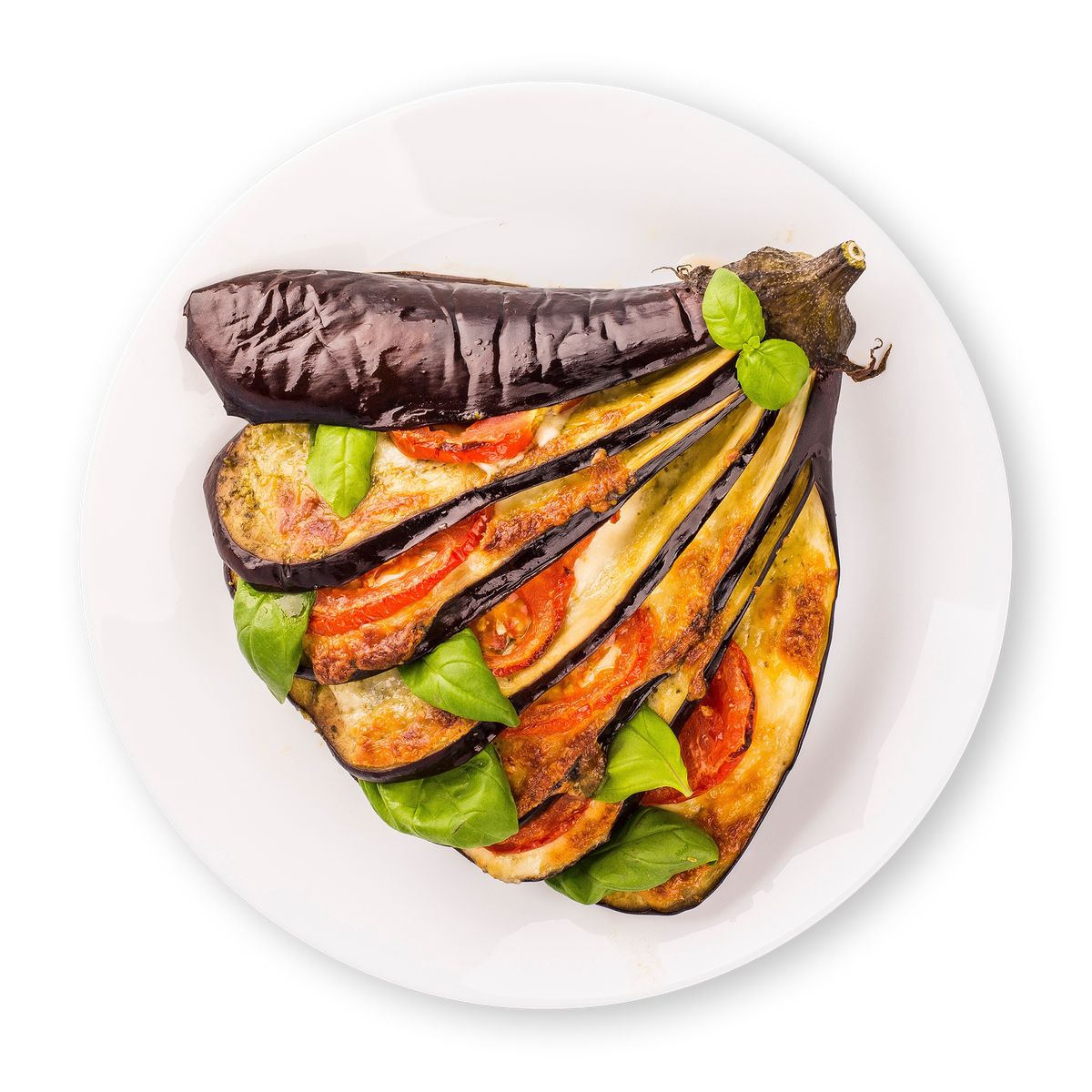 Roasted Eggplant Fan by feastr