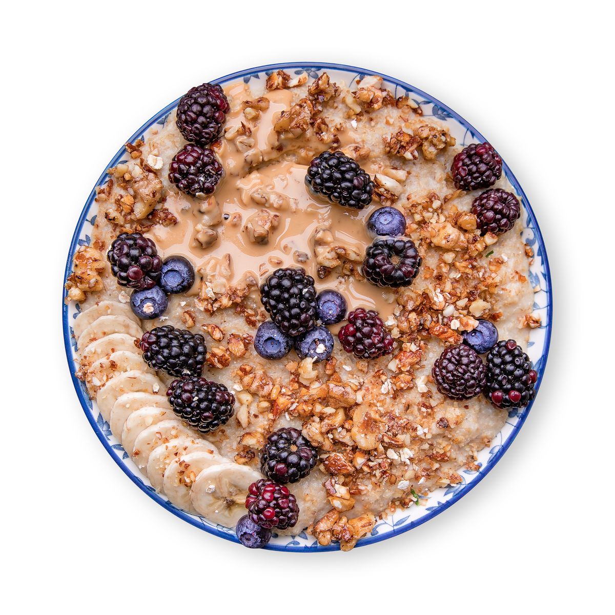 Peanut Butter & Berry Oatmeal by feastr