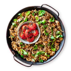 Tomato Mushroom Risotto