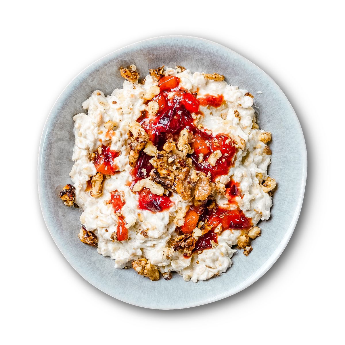 Fig Almond Protein Oatmeal by feastr