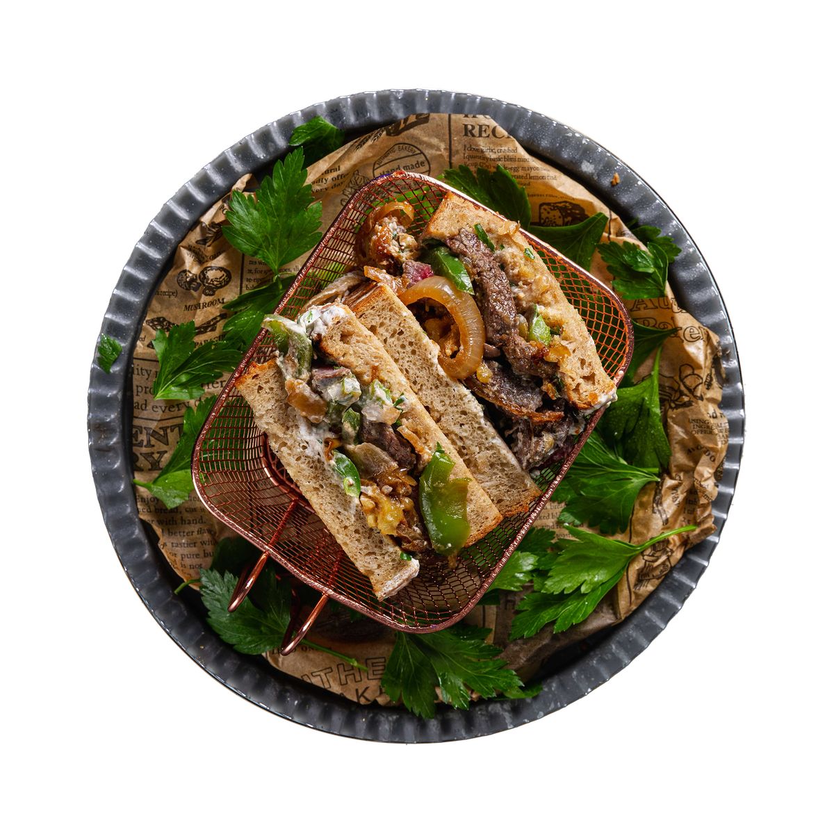 Crispy Steak and Cheese Sandwich by feastr