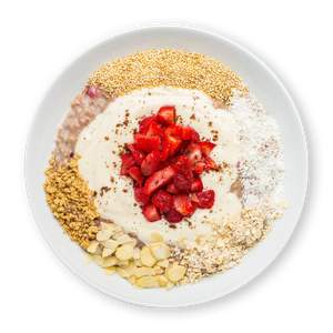 Strawberry Chia Protein Oats