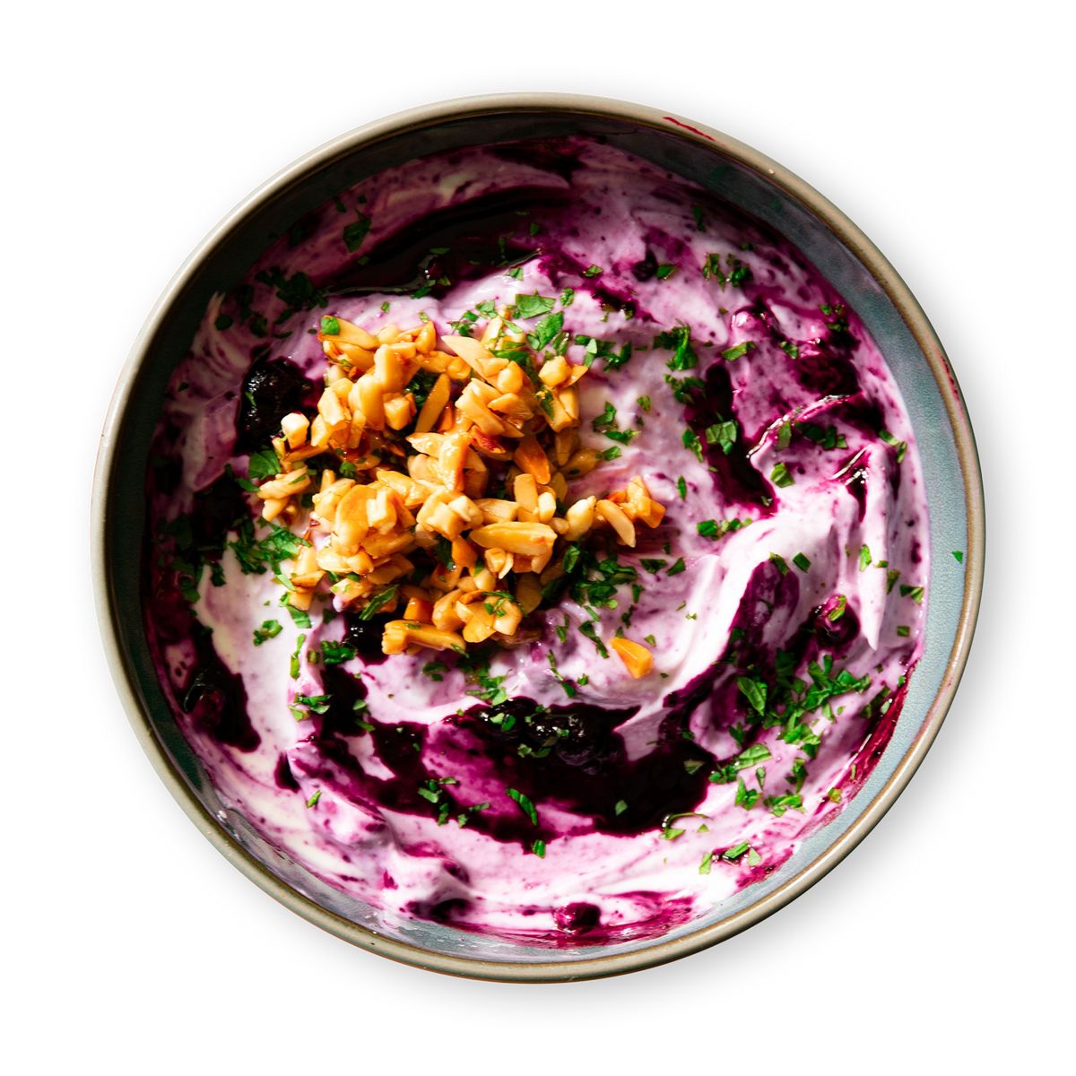 Berry Mint Yogurt by feastr