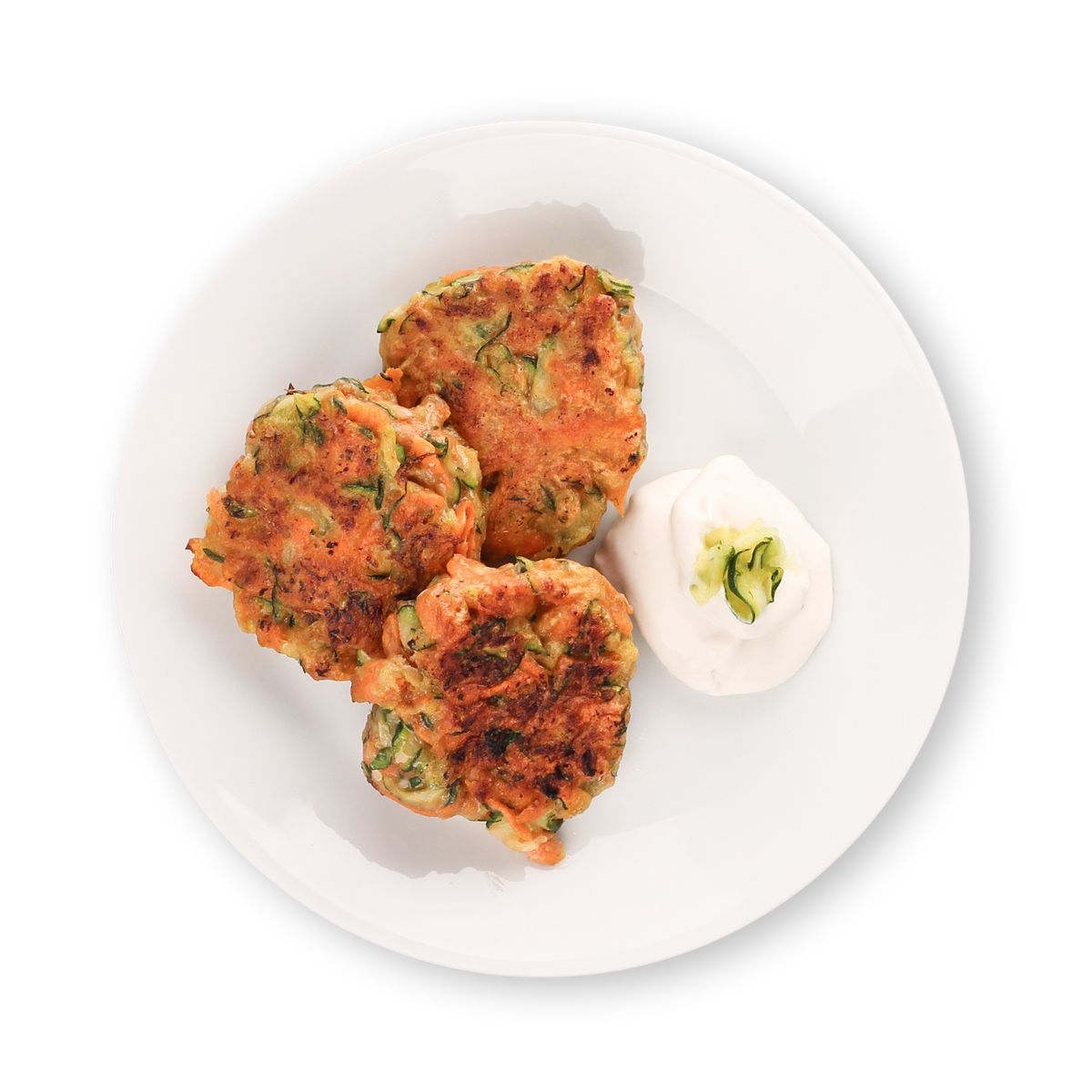 Carrot Zucchini Fritters by feastr