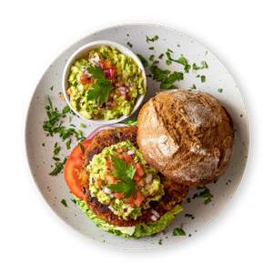 Thunfisch Avocado Burger