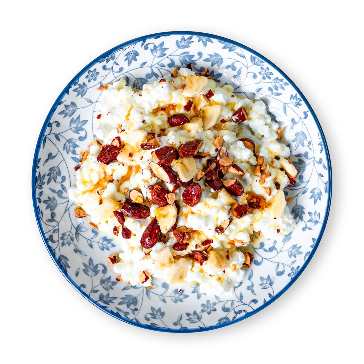 Banana Almond Cottage Chese by feastr