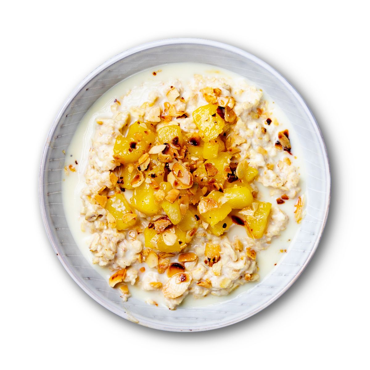 Pear Almond Oatmeal by feastr