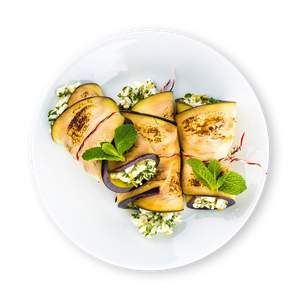 Feta Eggplant Rolls