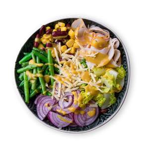 TexMex Hähnchen Bohnen Salat