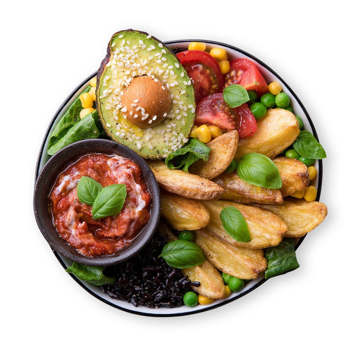 Veggie Buddha Bowl von feastr