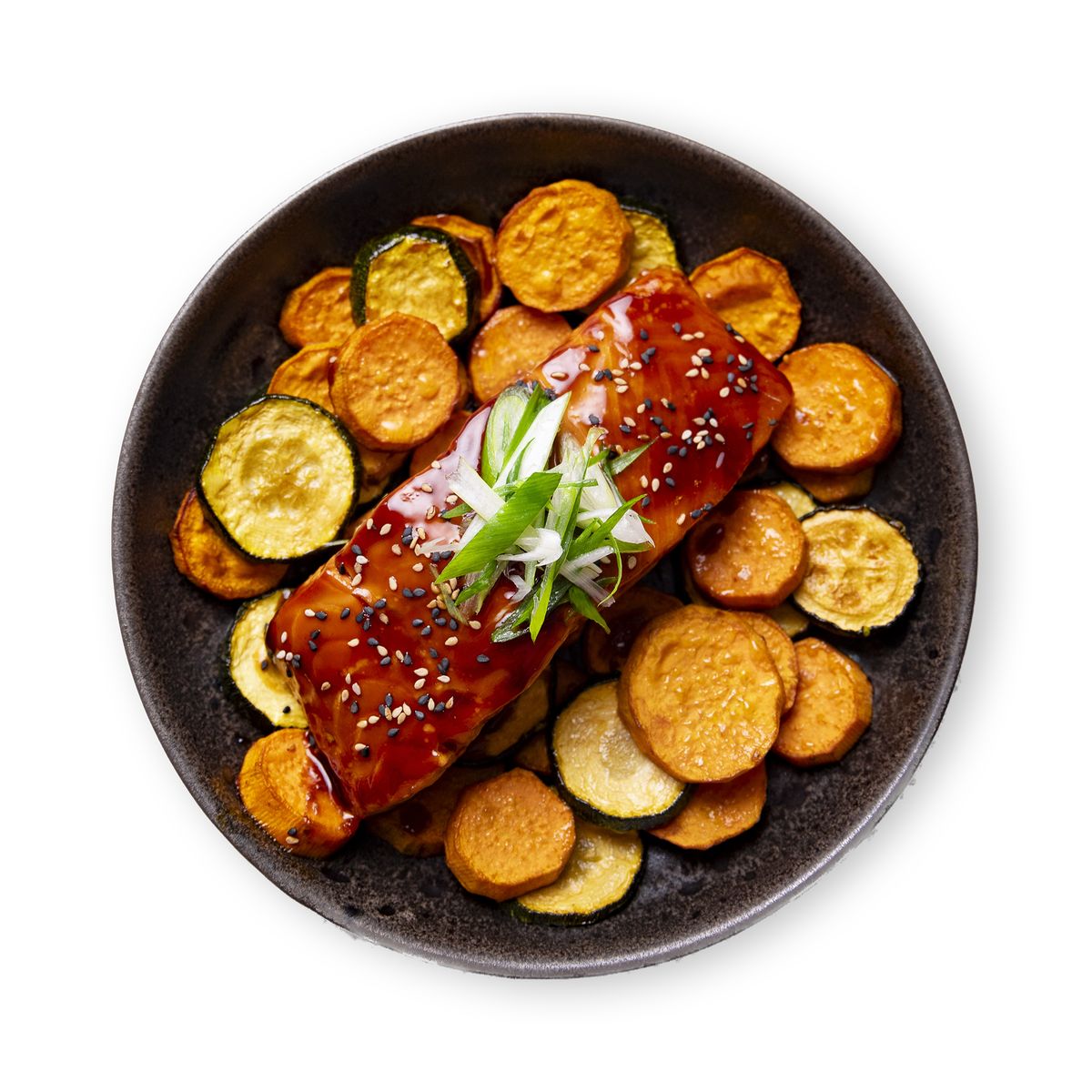 Teriyaki Glazed Salmon by feastr