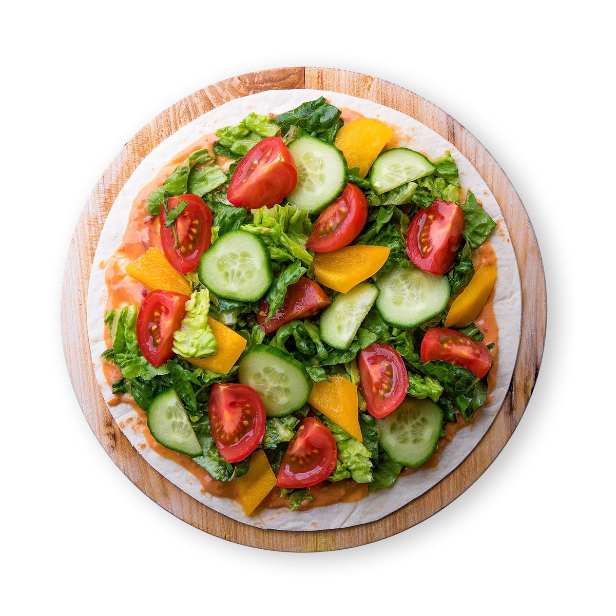 Spicy Veggie Wrap by feastr