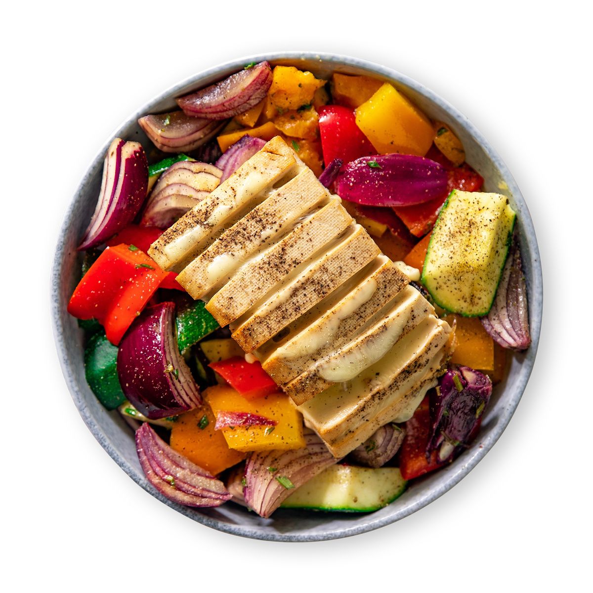 Ofentofu mit Grillgemüse