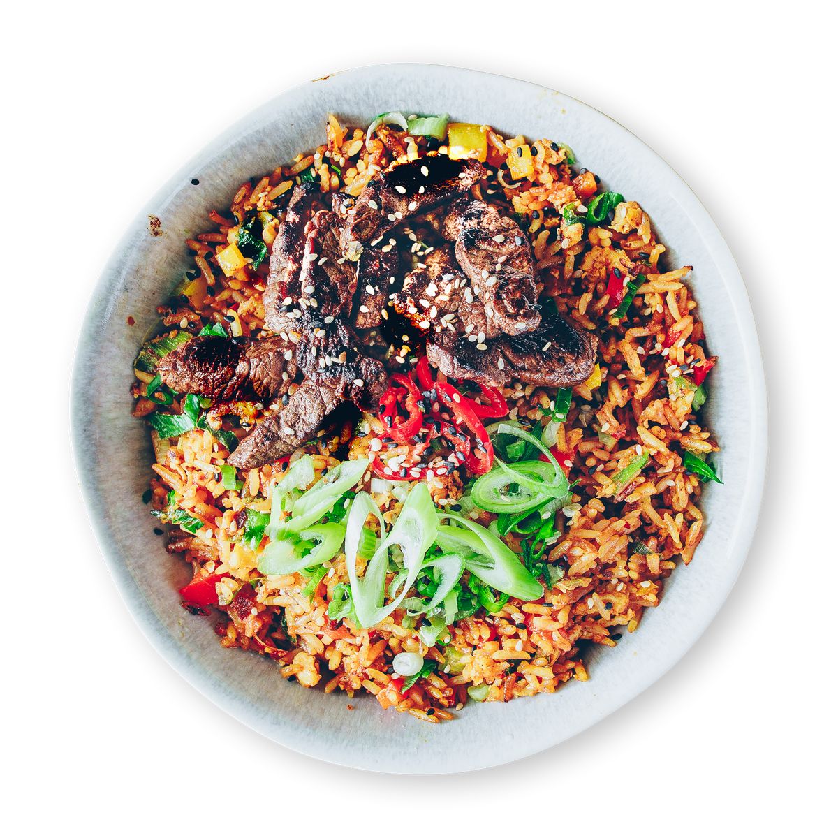 Egg Fried Beef Rice with Beef by feastr